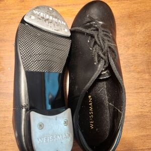 Weissman Black Leather Tap Shoes